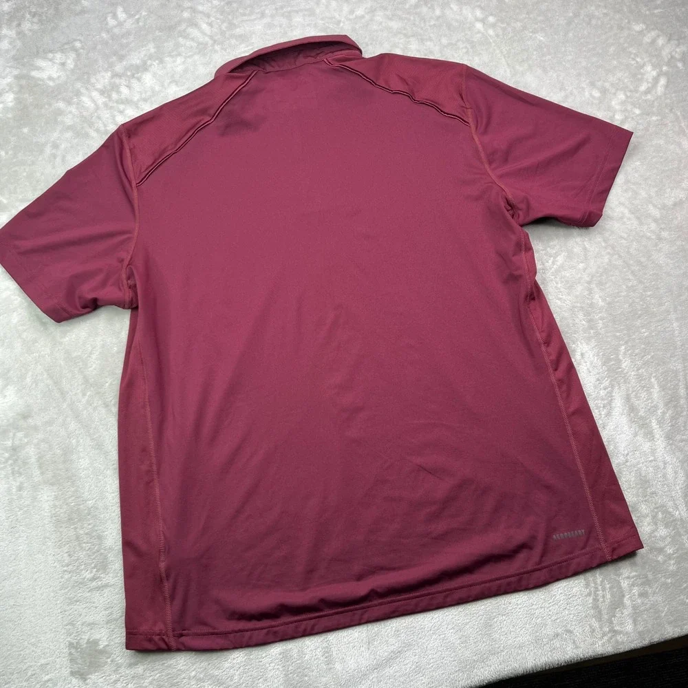 Adidas Missouri State Polo Shirt Mens XL‎ Maroon Aeroready Stretch Performance